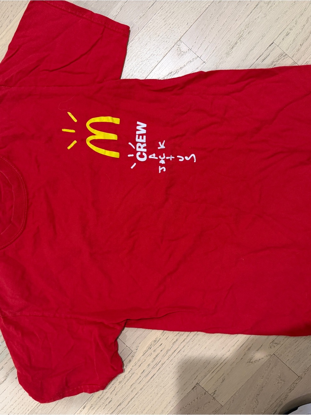 Cactus Jack - McDonald's Kids Red Crew T-Shirt